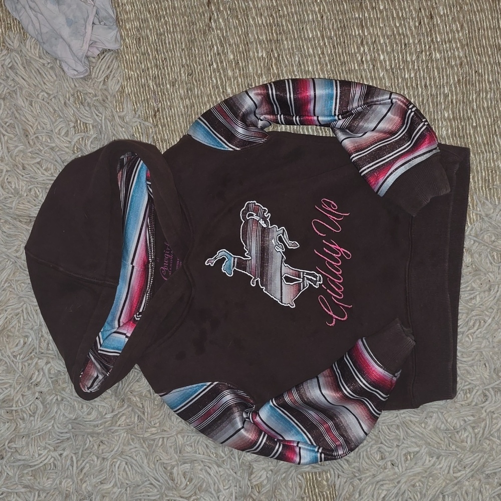 Toddler Girls Weatern Hoodie